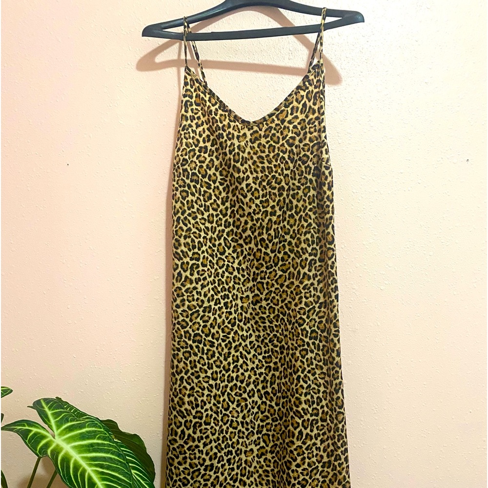 Animal print See You Monday dress. Size L